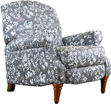 Seascape Manual Reclining Chair With Pillows In Blue Patterned Upholstery - $3,047.95