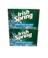 Irish Spring Bar Soap Moisture Blast Deodorant 3.7oz ea. Lot of 2 New - £7.59 GBP