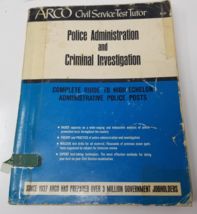 Arco Police Administration Criminal Investigation 1968 Test Tutor Book - $18.95