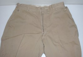 Cotton khaki jodpur trousers horse riding equestrian size small, ripped tag - $25.00