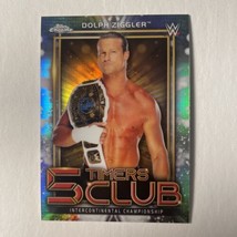 2021 WWE Topps Chrome DOLPH ZIGGLER 5 Timers Club Refractor Card #5T-4 - £2.21 GBP