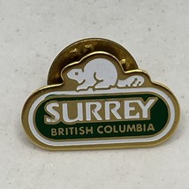 Surrey British Columbia Canada City State Souvenir Enamel Lapel Hat Pin - $7.95