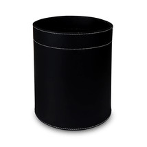 Cylindrica Leather Round western Trash Can| For Office, Hotel ,Room Stor... - £113.83 GBP