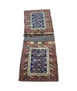 Handmade Antique Persian Afshar Collectible Saddle Bag 1.7&#39; x 4.5&#39; (53cm... - $1,292.85 CAD