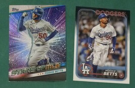 2024 Topps Mookie Betts 2 Card Lot Los Angeles Dodgers - $2.25