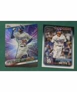2024 Topps Mookie Betts 2 Card Lot Los Angeles Dodgers - $41.01 MXN