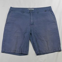 Travis Mathew 36 x 9&quot; Blue Chino Stretch Golf Shorts - $15.99