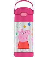THERMOS FUNTAINER 12 Ounce Stainless Steel Vacuum Insulated Kids Straw B... - £18.29 GBP
