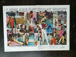 Vintage 1969 Lee Slacks Pants Full Page Original Ad 324 - $6.92