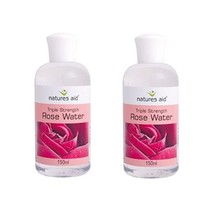 Natures Aid Rosewater (Triple Strength) 150ml - 2 Bottle Pack  - $28.00