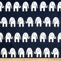 Elephant Table LINENS- Table Runner, Napkins, Placemats, Navy Blue, Red Delta, - £9.99 GBP