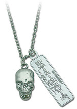Death Note Anime Metal Skull and Name Logo Necklace NEW UNUSED - £7.80 GBP