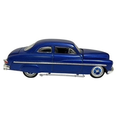 Vintage Ertl American Muscle 1949 Mercury Custom 1/43 Blue Diecast Car Item image 4