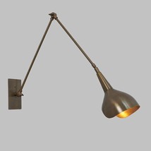 Single Light Articulated Sconce Mid-Century Modern Stilnovo Style Solid ... - £164.38 GBP