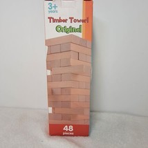 CoolToys Timber Tower Wood Block Stacking Game - Original Edition 48 Pieces - $14.84