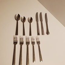 Lot of 10 Pieces Pfaltzgraff Glossy Stainless Flatware  - £35.14 GBP