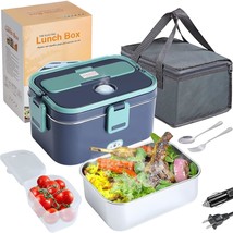 Dupasu Electric Lunch Box: 80W Self Heating Box With 0.8L 304 Stainless Steel - £32.38 GBP