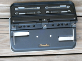 SWINGLINE #74150 Easy Touch Heavy Duty 3 Hole Punch Semi-Adjustable, 24 Sheets - £14.15 GBP