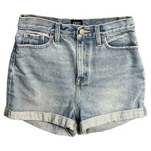 BDG Urban Outfitters Jean Shorts Blue Denim Cuffed Mom High Rise Size 25... - £18.36 GBP