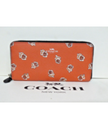 Coach F56717 Sena Rose Slim Accordion Zip Around Wallet Watermelon NWT LQQK - $101.47 CAD