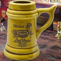 Vtg Small Las Vegas Souvenir Mini Mug Beer Casino Gambling - $11.87