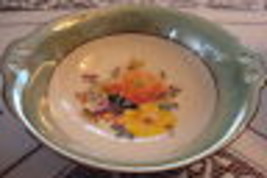 Noritake Morimura red stamp,  lusterware bowl decorated with flowers [80B] - £27.38 GBP