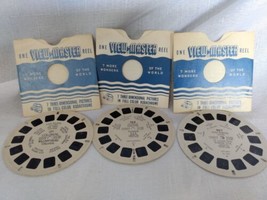 Vintage View Master Reels St. Louis Zoo Williamsburg Cypress Gardens  - £11.21 GBP