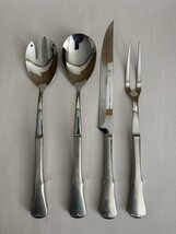 Imperial Stainless USA Large 4pc Salad &amp; Carving Serving Set Flatware - €30,20 EUR