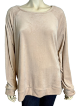 Marc New York Pale Pink Round Neck Long Sleeve Fleece Top Size 3X - £30.36 GBP