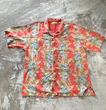 Vintage Tommy Bahama Hawaiian Shirt  Floral Mens XL  Short Sleeve  100% ... - £18.32 GBP