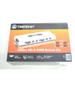 TRENDnet 4-Port PS/2 KVM Switch TK-400K - £33.05 GBP