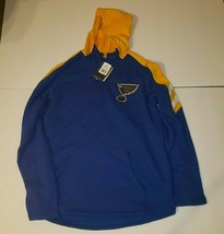 St. Louis Blues NHL Men&#39;s Navy Blue Fanatics Pullover Hoodie Size Large NWT - £23.35 GBP