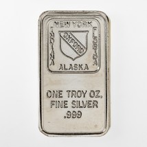 1982 OXFORD Mint NY, IND, FLA, AK 1 oz. Silver Bar - $72.04