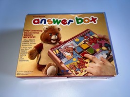 Teddy Ruxpin Answer Box Toy 1988 World of Wonder NEW Sealed Box 1985 1988 Rare - £46.70 GBP