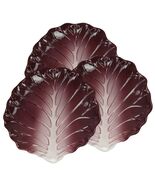 12&quot;L Kitchen Ceramic Fresh Red Cabbage Shaped Dinner Serving Plates Set ... - $855.10 MXN