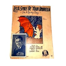 Let a Smile Be Your Umbrella (Sheet Music) - 1927 - £7.65 GBP