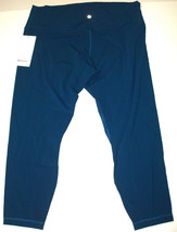 New NWT Lululemon Align Leggings 18 HR 25 Yoga Blue Borealis Yoga Pilates Dark  - £108.49 GBP