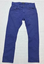 SCOTCH &amp; SODA Dylan Trousers Men’s W34/L32 (34 X 30) Royal Blue Stretch ... - $354.29 MXN