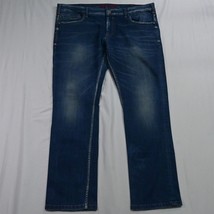 Buffalo 40 x 32 Rodeo Low Rise Slim Medium Wash Stretch Denim Jeans - £15.31 GBP