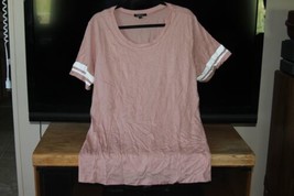 Womens Top (New) Ambiance - Light Pink, Short Sleeves - 3X - £17.80 GBP