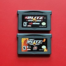 GBA NFL Blitz 2002 2003 Nintendo Game Boy Advance Lot 2 Football Games Works - $18.67