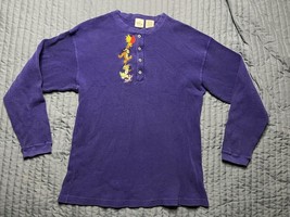 The Disney Store Winnie The Pooh Sweater Long Sleeve Large Blue Tigger P... - $298.23 MXN