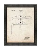 An item in the Art category: Cymbal Patent Print Old Look with Beveled Wood Frame