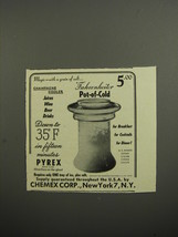 1952 Chemex Pyrex Fahrenheitor Pot-of-Cold Ad - Magic - with a grain of salt - £14.86 GBP