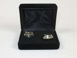 Men J.Valintin Cufflinks by Vitorofolo for French Cuff Shirt V29-39Silver Gold image 2