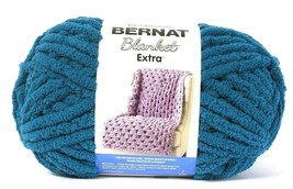 1 Ct Yarnspirations 10.5 Oz Bernat Blanket Extra 27008 Velveteal Polyester Yarn 