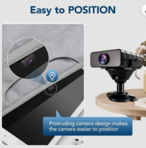 Small Security Camera 4K Ultra HD WiFi and SD, Online for Baby, pet, ind... - €29,43 EUR