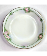 FRAUREUTH SAXONY GERMANY PORCELAIN FRUIT FLORAL BOWL Signed 7.5”x1.5” Fi... - £31.66 GBP