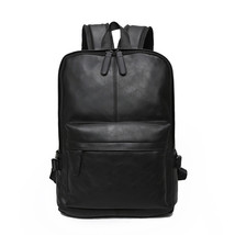 SUUTOOP Men&#39;s Backpack PU Leather School Backpack Bag Fashion Waterproof Travel  - £48.03 GBP