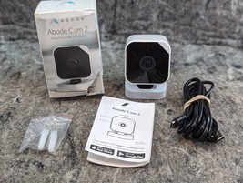 Abode Cam 2 Wi-Fi Indoor/Outdoor Security Cameras White - For Parts (D2) - £6.24 GBP